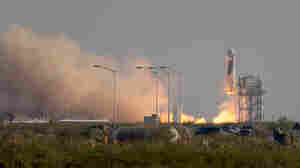 Liftoff! Jeff Bezos And 3 Crewmates Travel To Space And Back In Under 15 Minutes