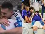 Watch: Lionel Messi shares emotional moment with wife, children after leading Argentina to FIFA World Cup glory