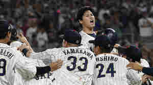 Shohei Ohtani fans his Angels teammate as Japan tops U.S. 3-2 for baseball title