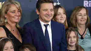 Jeremy Renner attends the premiere of new series just months after snowplow accident