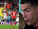 Watch: Cristiano Ronaldo's priceless reaction to Youssef En-Nesyri's physics-defying goal for Morocco in World Cup tie