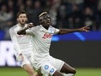 Osimhen scores, Napoli beat Frankfurt 2-0 in Champs League