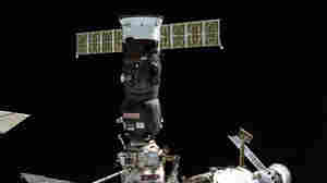 An uncrewed Russian spacecraft docked at the space station loses pressure