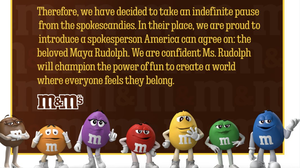 M&amp;M's replaces its spokescandies with Maya Rudolph after Tucker Carlson's rants