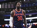 New York Knicks star Julius Randle's ankle injury to be reevaluated in two weeks