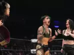 AEW triple threat thriller: Jamie Hayter pins Ruby Soho and Saraya for championship title