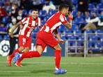 Suarez double hands Atletico comeback victory at Getafe