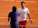 Novak, Rafa tutor young Italians how the job is done