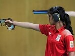 Bhaker and Foroughi win air pistol mixed team gold in President's Cup