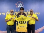 CSK felicitates Neeraj Chopra, presents him ₹1 crore