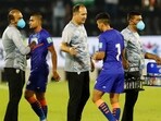 FIFA World Cup qualifying round match: 10-man India lose 0-1 to Qatar