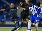 Brighton bounce back to beat 10-man Man City 3-2