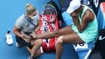 Venus Williams makes painful exit from Australian Open after rolling ankle