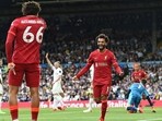 Mohamed Salah joins 100 club as Liverpool win at Leeds in match marred by Elliott injury