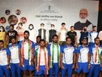 India lays out red carpet for Olympic heroes; felicitated in grand ceremony by government