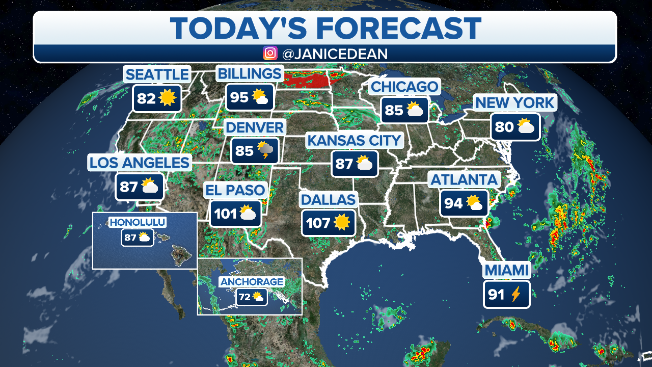 Heat, humidity will make temperatures feel over 100 degrees for millions of Americans