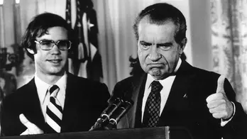 On this day in history, August 8, 1974, President Nixon announces his resignation