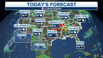 Severe weather moves over central states as heat continues to break records