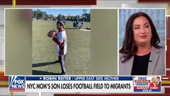 Mother outraged as son's practice field is overtaken by migrant shelter: 'They are prioritizing immigrants'