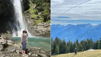 Ashley Judd hikes in the Alps as she celebrates 'stunning recovery' more than 2 years after serious leg injury