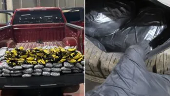 US Border Patrol uncovers over 200 lbs of meth stashed throughout entire pick-up truck