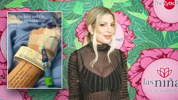 Tori Spelling reveals she’s been hospitalized for 4 days, says she’s ‘so proud of my strong, brave’ kids