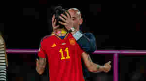 Anger in Spain after soccer chief kisses a player at Women's World Cup ceremony