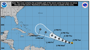 Tropical Storm Lee will soon be a major hurricane - with 145 mph winds or more