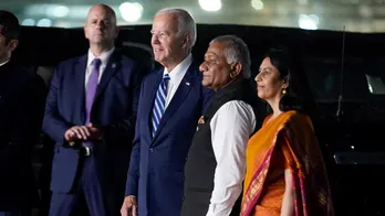 Biden arrives in India for G-20 summit as foes Putin and China's Xi keep away