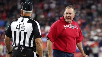 Patriots' Bill Belichick delights fans with demeanor as he slams challenge flag onto ground