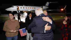 5 Americans freed from prison in Iran land on U.S. soil