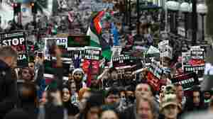 Protesters pack London streets demanding an end to the siege of Gaza