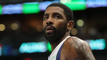 Mavericks' Kyrie Irving wears keffiyeh to postgame press conference