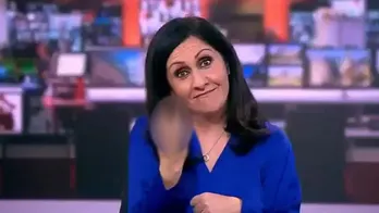 BBC anchor caught flipping bird to camera goes viral: 'It was a silly joke'