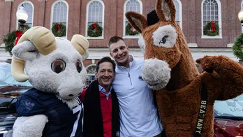 Patriots legend Rob Gronkowski helps USAA gift two veterans vehicles ahead of 124th Army-Navy Game