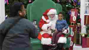 After 38 years on the job, Santa Luke still has time for everyone. Yes, you too