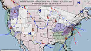 Heavy snow and ice are expected to frost the East Coast, from Virginia to Maine