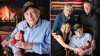 Oklahoma veteran, 101, cries tears of joy as he meets great-great-granddaughter in viral TikTok