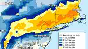 A nor'easter could drop several inches of snow on New York City, New England