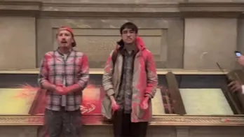 National Archives Rotunda to stay closed Friday after environmental activists dump powder on US Constitution