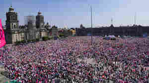 Thousands rail against Mexico's president and ruling party in 'march for democracy'