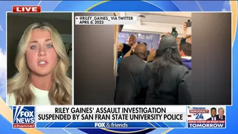 Riley Gaines calls suspension of college's investigation into her hostage assault 'an abomination'