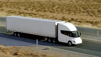 Tesla’s electric Semi truck takes on diesel big rig