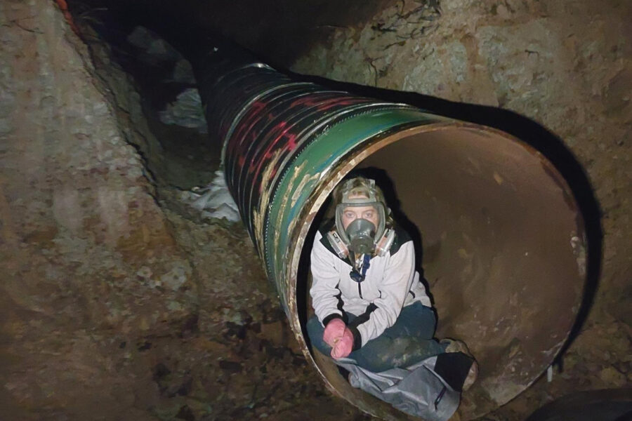 To Stop the Mountain Valley Pipeline, a Young Activist Spends 36 Hours Inside it