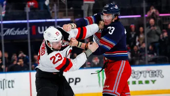 Rangers-Devils Starts With 5 Fights On Opening Face-Off, 8 Players Ejected