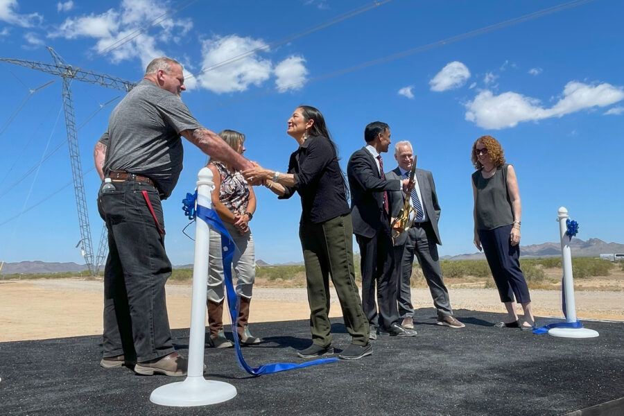 Officials Celebrate a New Power Line to Charge Up the Energy Transition in the Southwest