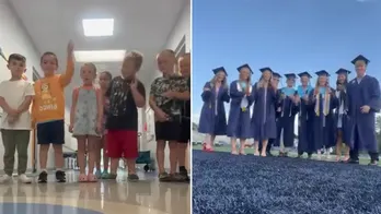 Tear-jerking graduation video reaches millions as kindergarteners 'transform' into senior class: 'I'm balling'