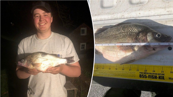 Teenager reels in record-breaking catch while out fishing with his dad