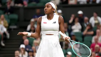 Coco Gauff upset by fellow American Emma Navarro in straight sets at Wimbledon