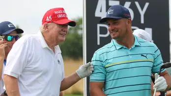 Donald Trump, Bryson DeChambeau Shoot 50 In Highly Entertaining Scramble, Donate Over $200K To Veterans